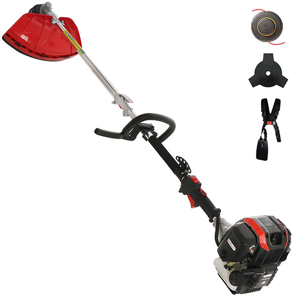 Débroussailleuse 4 temps à essence GeoTech-Pro GT-4 PRO 43 L – Moteur de 42.5 cm3