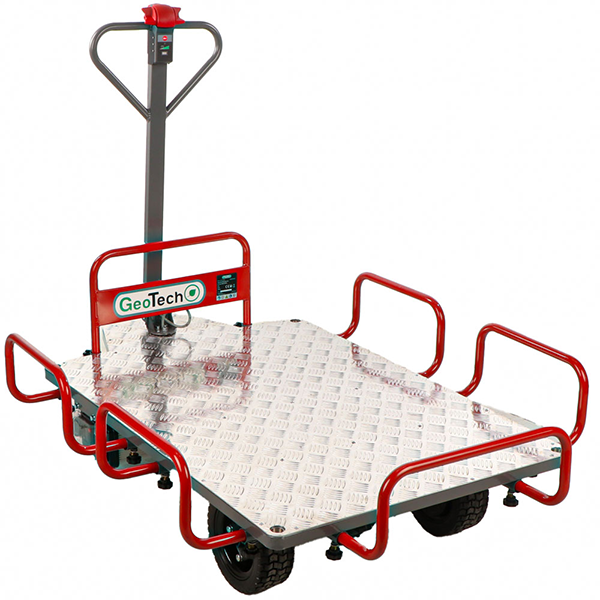 Carrello elettrico a batteria GeoTech E-Truck 400 – Batteria da 40V 6Ah